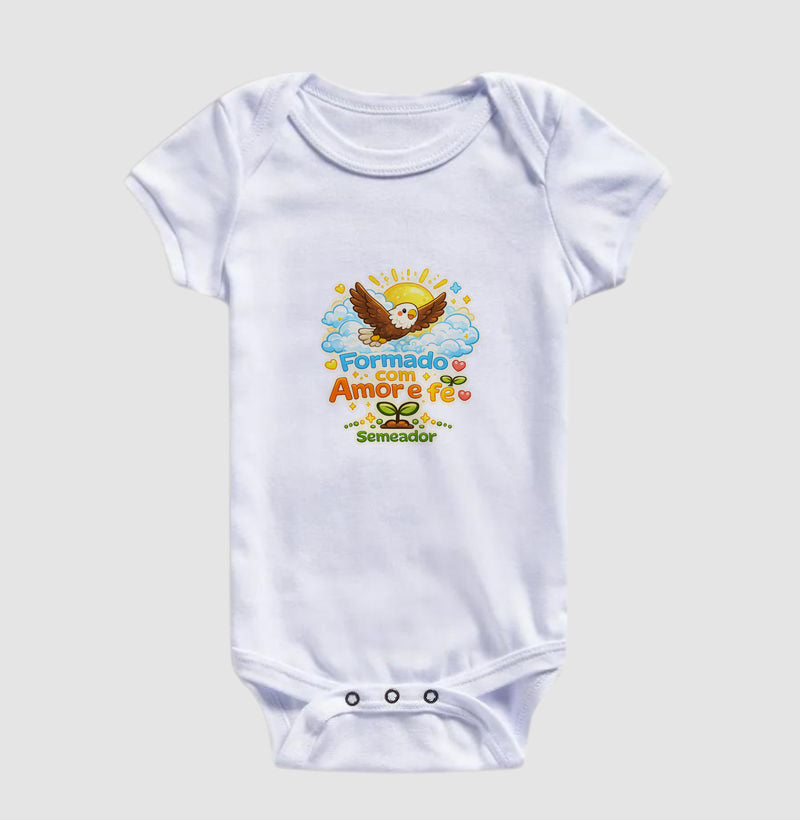 Body Infantil | Formado com Amor e Fé