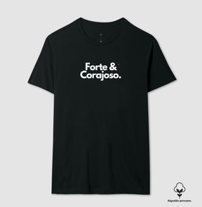 Camiseta Masculina Peruana | Forte e Corajoso