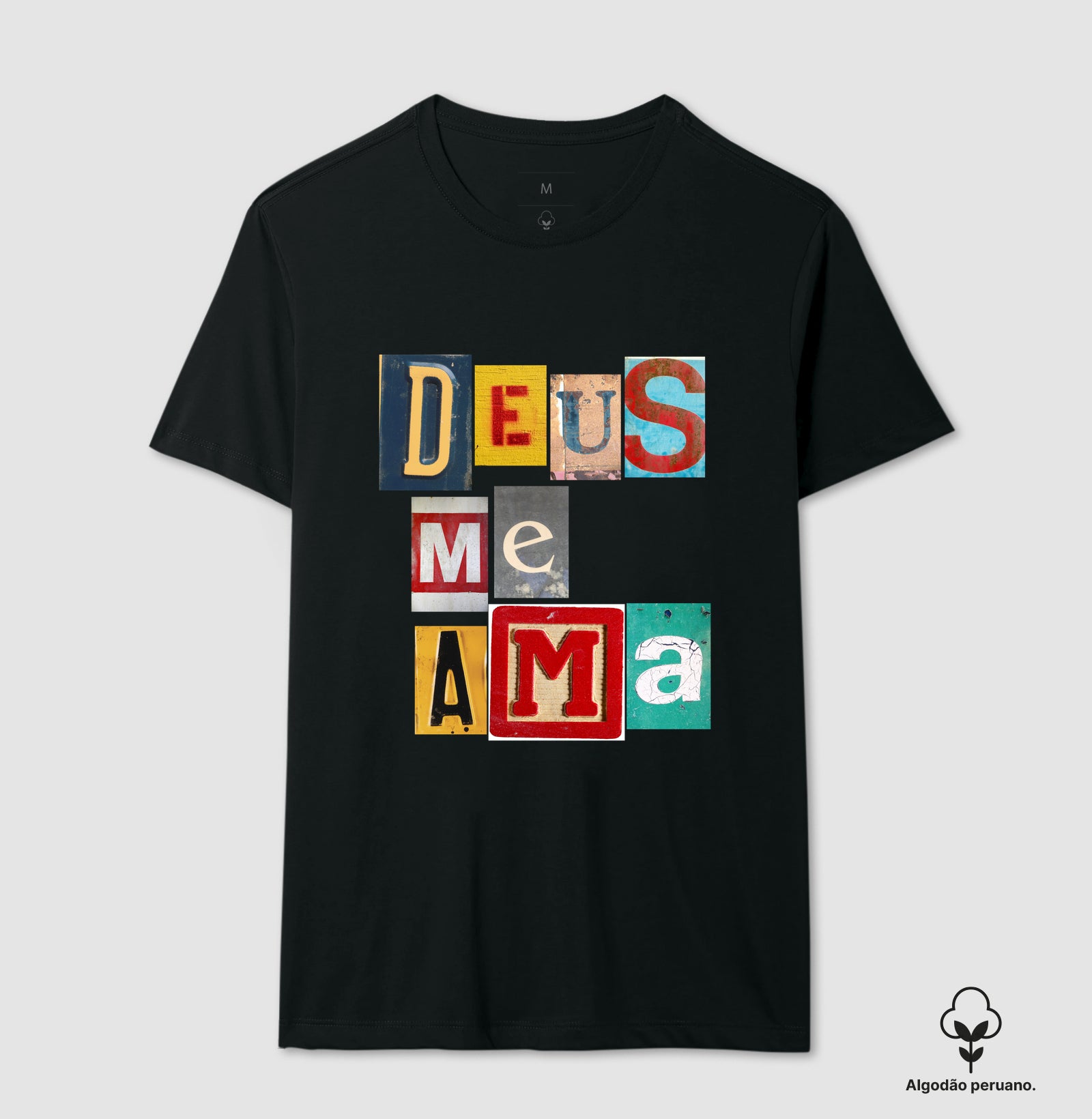 Camiseta Masculina Peruana | Deus Me Ama