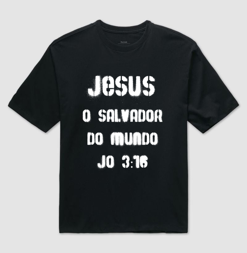 Camiseta Oversized | O Salvador do Mundo