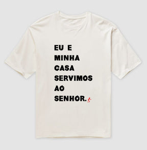 Camiseta Oversized | Eu e Minha Casa
