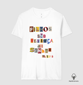 Camiseta Masculina Peruana | Filhos São Herança Do Senhor