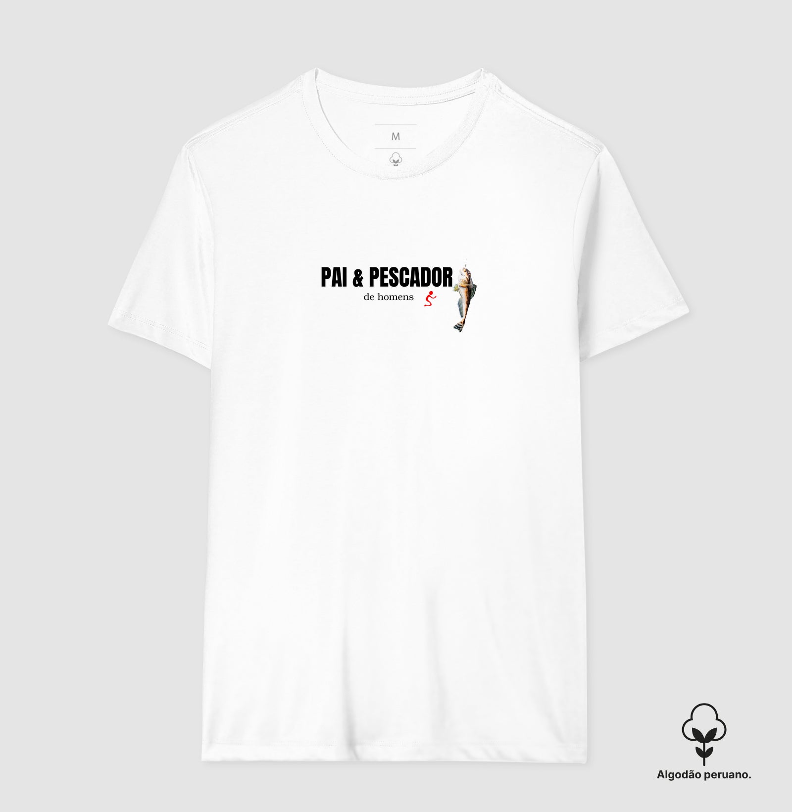 Camiseta Masculina Peruana | Pai & Pescador de Homens