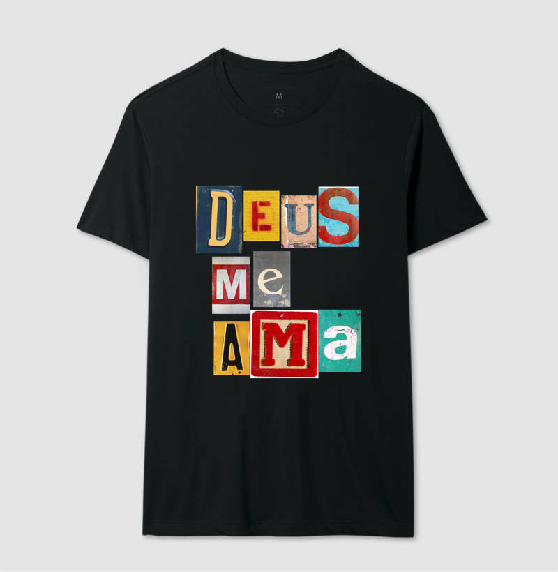 Camiseta Masculina | Deus Me Ama