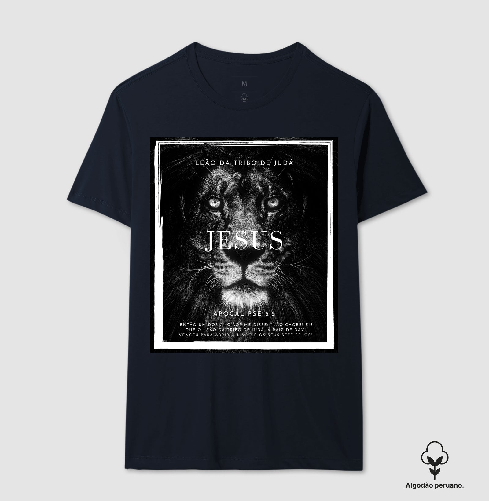 Camiseta Masculina Peruana | Leão Da Tribo De Judá