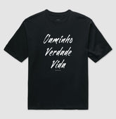 Camiseta Oversized | Caminho Verdade Vida II