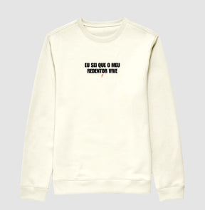 Moletom sem capuz | Meu Redentor Vive