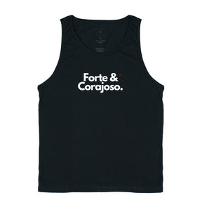 Camiseta Regata | Forte e Corajoso