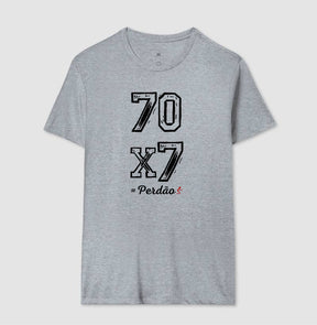 Camiseta Masculina | Perdão 70x7