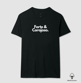 Camiseta Masculina Peruana | Forte e Corajoso