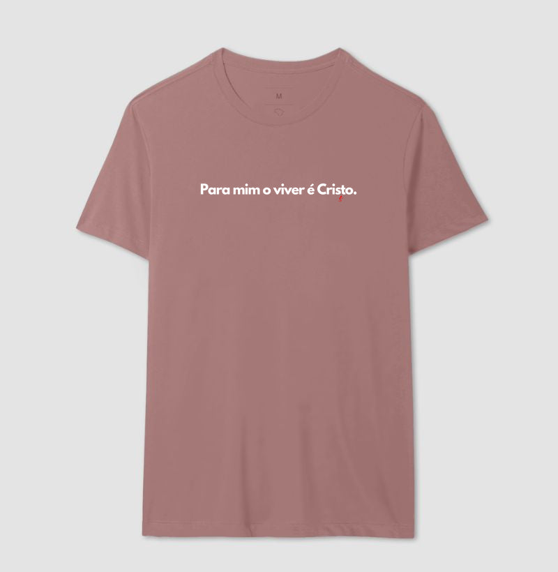 Camiseta Masculina | O Viver é Cristo