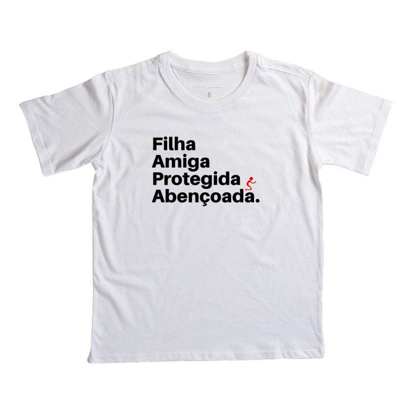 Camiseta Infantil | Abençoada