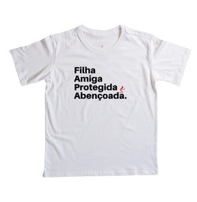 Camiseta Infantil | Abençoada