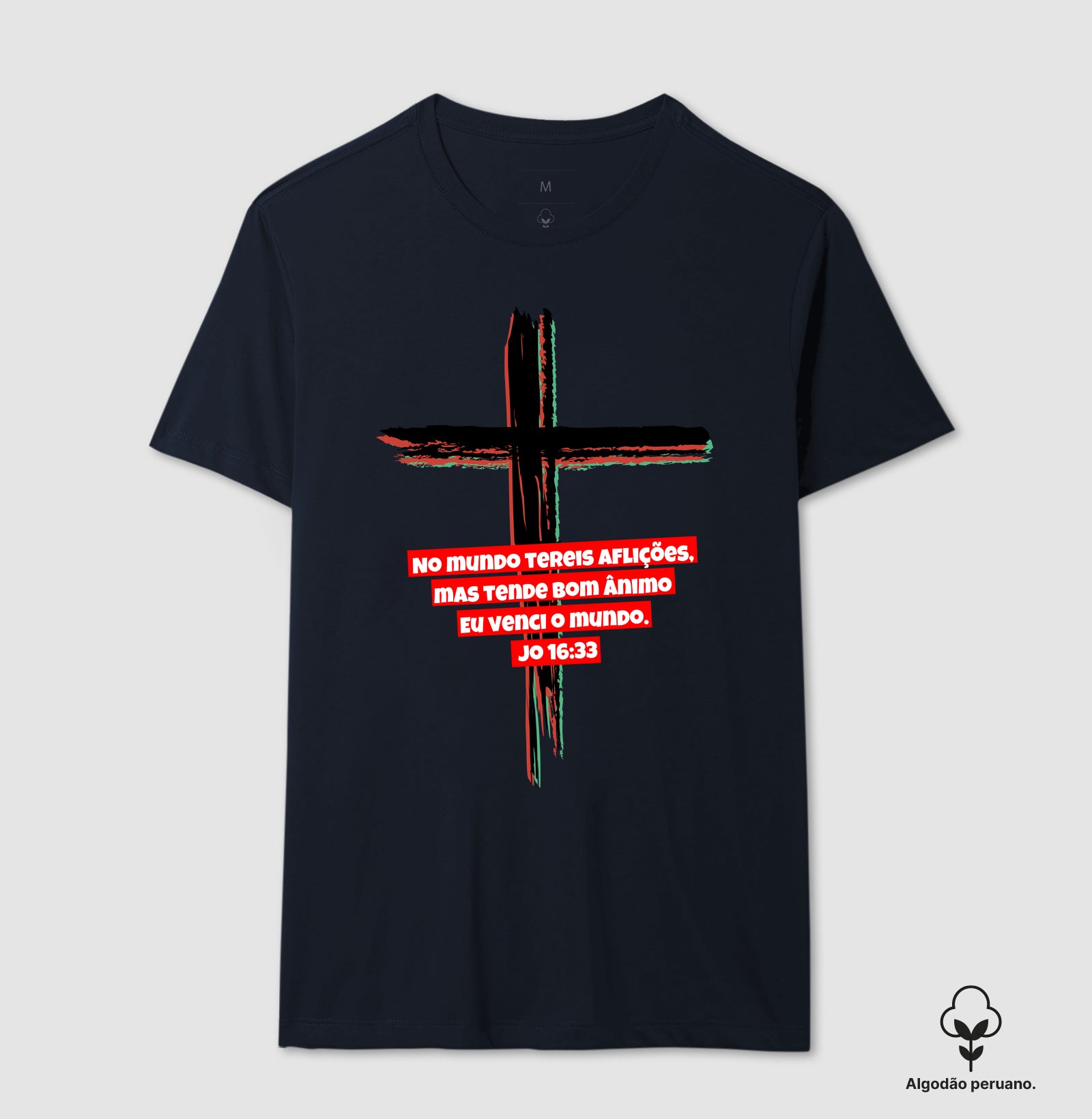 Camiseta Masculina Peruana | A mensagem da Cruz