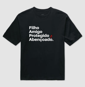 Camiseta Oversized | Abençoado