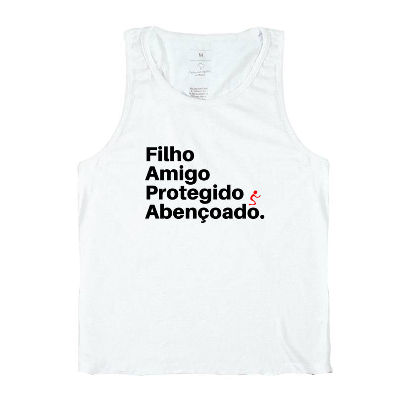 Camiseta Regata | Abençoado