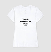 Camiseta Feminina | Vovó Guerreira de Oração