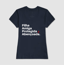 Camiseta Feminina | Abençoada