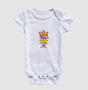 Body Infantil | Filha Amada de Deus