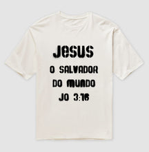 Camiseta Oversized | O Salvador do Mundo