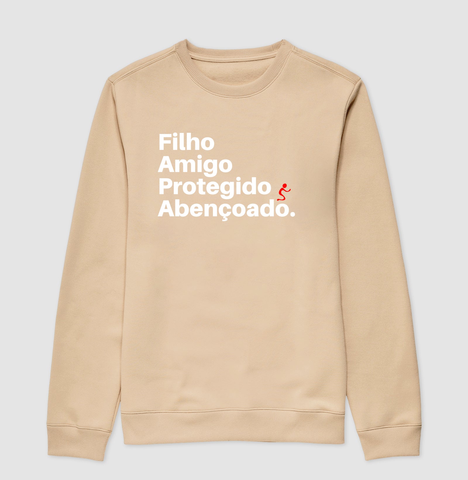 Moletom Sem Capuz | Abençoado