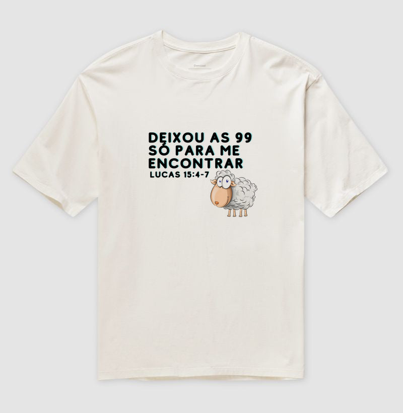 Camiseta Oversized | As 99 Ovelhas