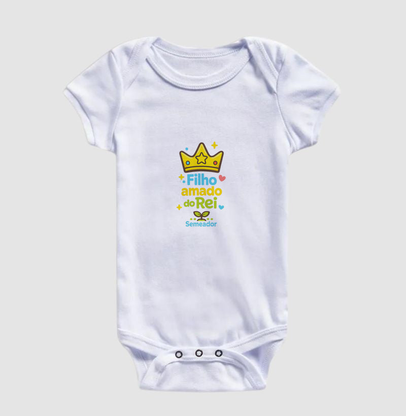 Body Infantil | Filho Amado de Deus