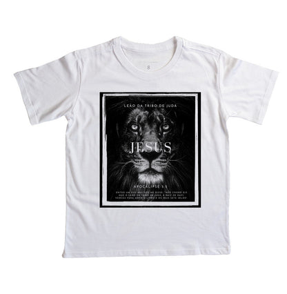 Camiseta Infantil | Leão Da Tribo De Judá