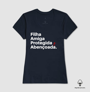 Camiseta Feminina Peruana | Abençoada