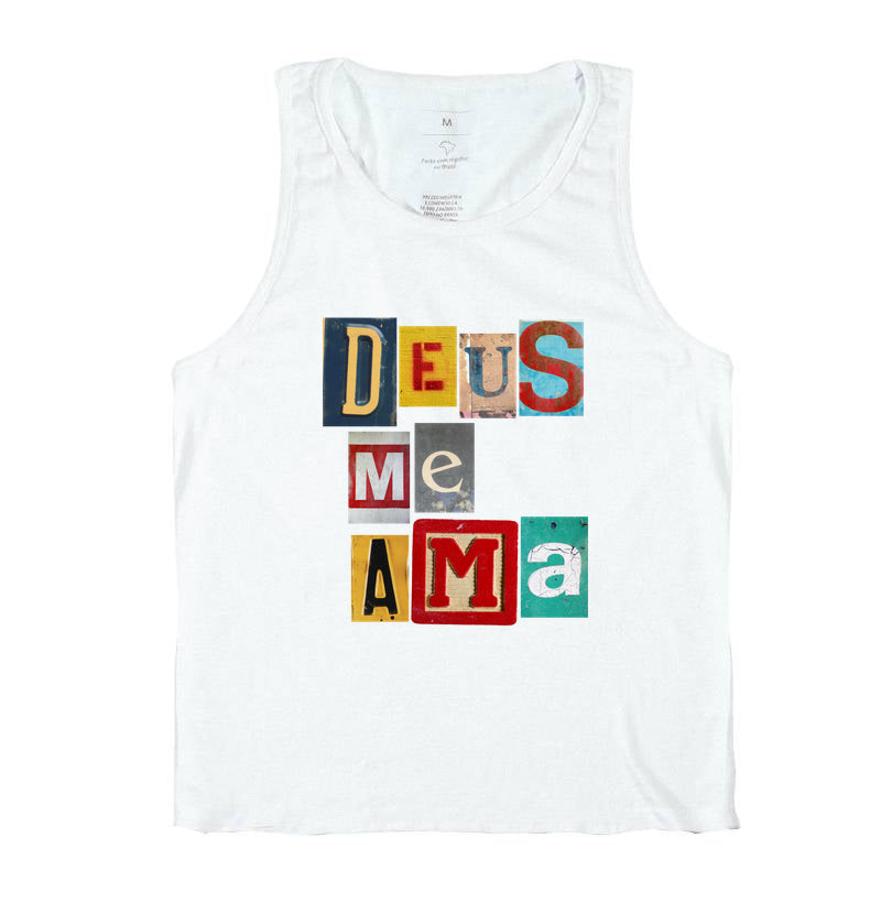 Camiseta Regata | Deus Me Ama