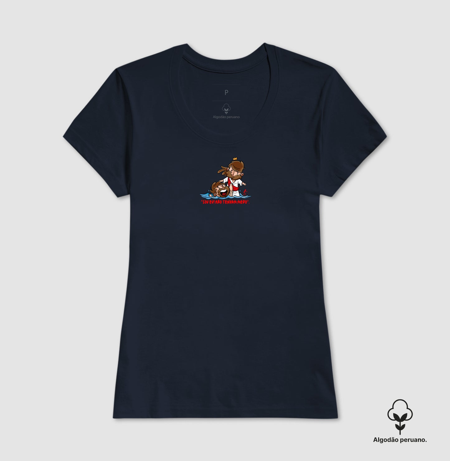 Camiseta Masculina Peruana | Não Tenha Medo