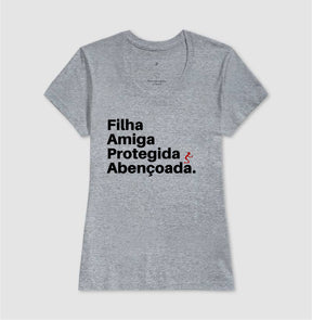 Camiseta Feminina | Abençoada