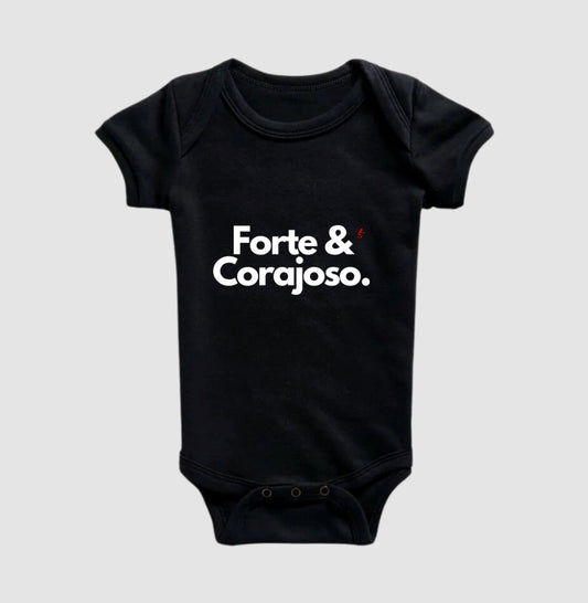 Body Infantil | Forte e Corajoso