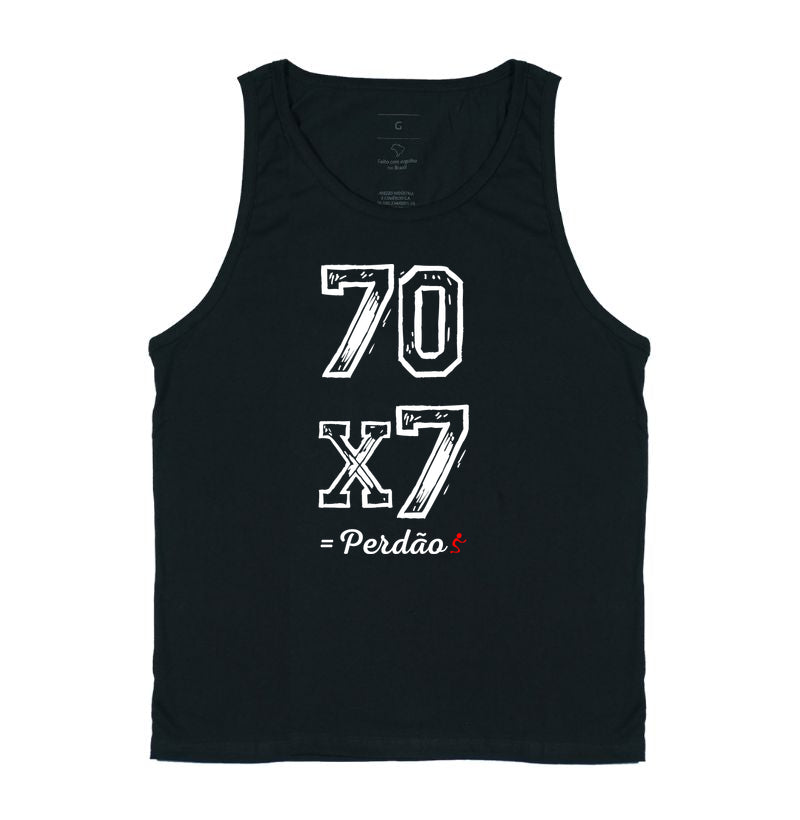 Camiseta Regata | Perdão 70x7