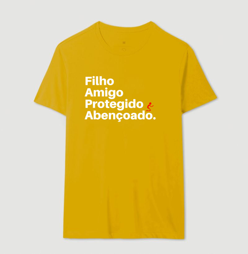 Camiseta Masculina | Abençoado
