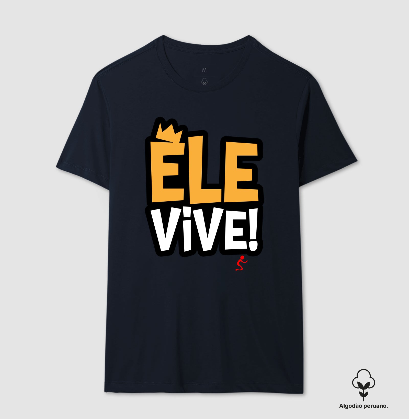 Camiseta Masculina Peruana | Ele vive