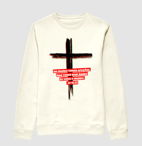 Moletom Sem Capuz | A mensagem da Cruz