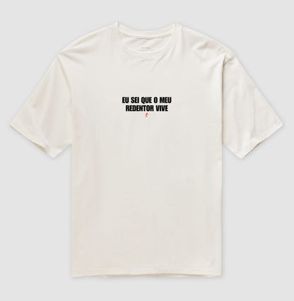 Camiseta Oversized | Meu Redentor Vive